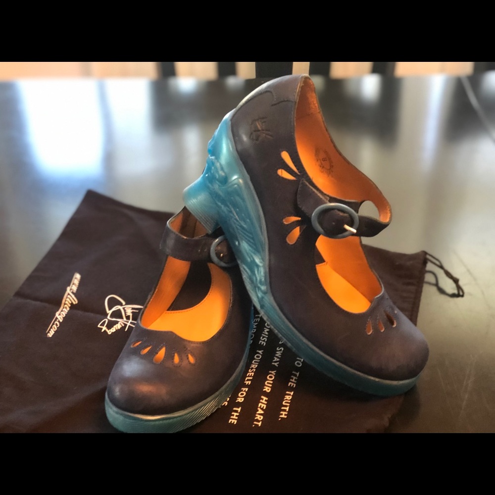 Fluevog Mary Jane Wedges